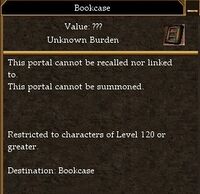 Bookcase Portal for Blue Face Paint Recipe