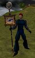 Reinforced Gromnie Banner with Crest